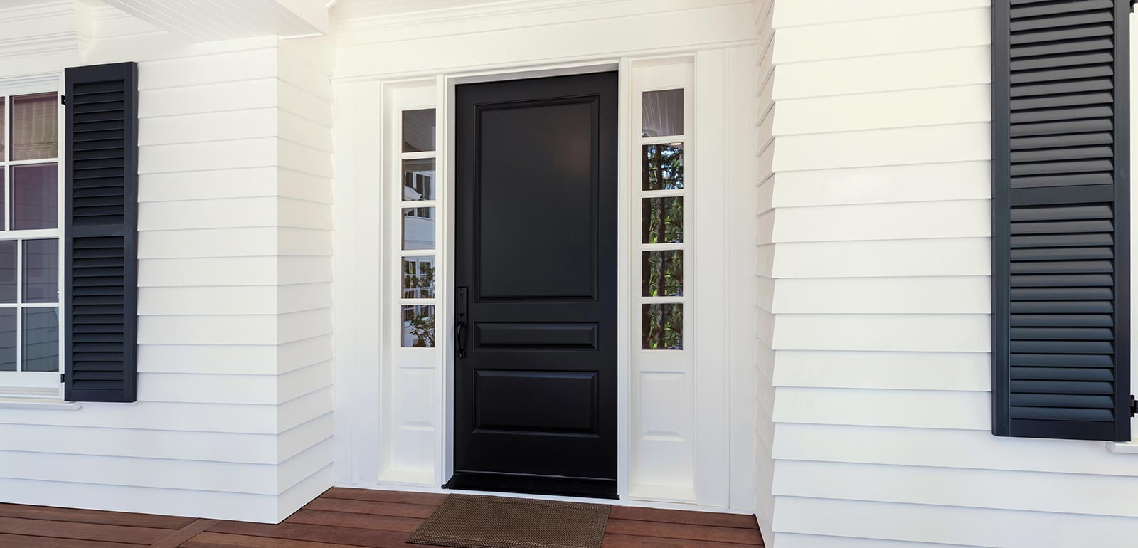 Exterior-Black-Front-Door-and-Shutters